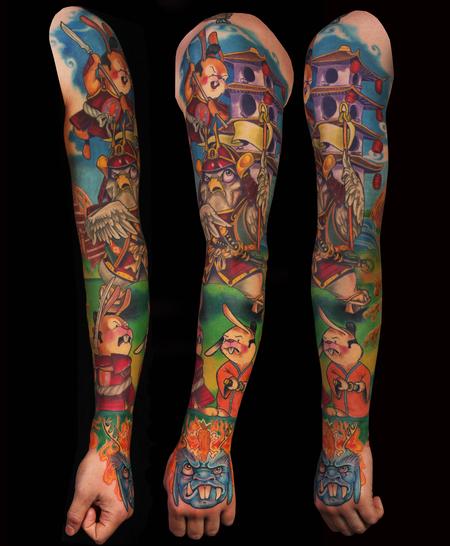 Ed Perdomo - Traditiona Samurai sleeve 
